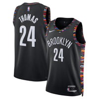 Brooklyn Nets Nike 2025/26 City Edition Swingman Jersey - Black - Cam Thomas
