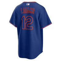 New York Mets Francisco Lindor Nike Royal Alternate Replica Jersey