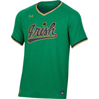 Under Armour Green Notre Dame Fighting Irish Replica Baseball Jersey