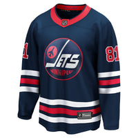 Winnipeg Jets Kyle Connor Fanatics Navy Alternate Breakaway Jersey
