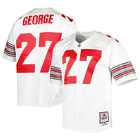 Mitchell & Ness Eddie George White Ohio State Buckeyes Authentic Jersey