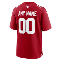 Arizona Cardinals Nike Cardinal Custom Game Jersey