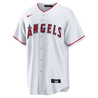 Los Angeles Angels Nolan Schanuel Nike White Home Replica Jersey