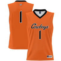 GameDay Greats #1 Orange Oklahoma State Cowboys Lightweight Basketball Jersey