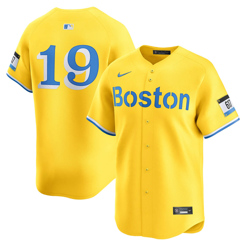 Boston Red Sox Roman Anthony Nike Gold City Connect Limited Jersey