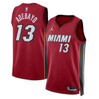 Miami Heat Jordan Statement Edition Swingman Jersey - Red - Bam Adebayo