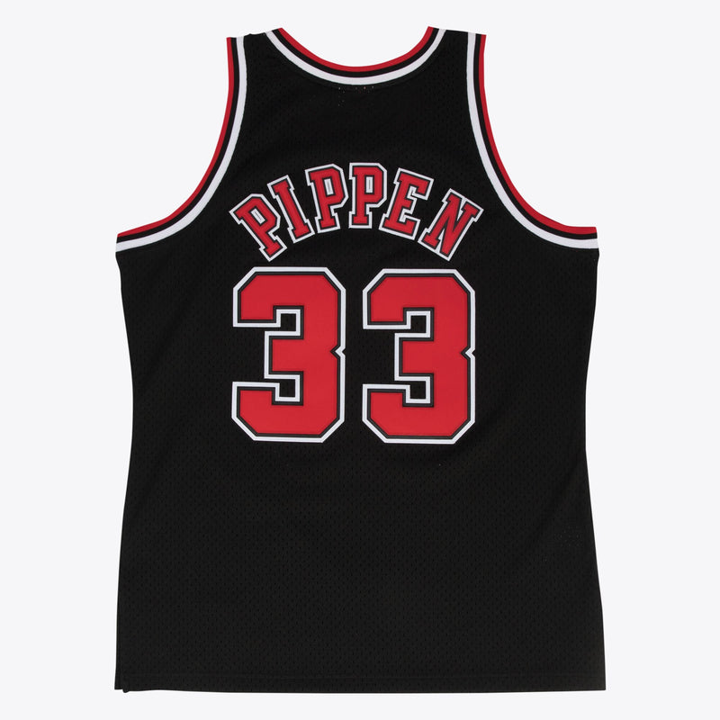 Chicago Bulls Scottie Pippen 1997-98 Hardwood Classics Alternate Swingman Jersey By Mitchell & Ness - Black -