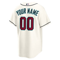 Arizona Diamondbacks Nike Cream Home Custom Replica Jersey