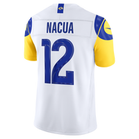 Los Angeles Rams Puka Nacua Nike White Vapor F.U.S.E. Stitched Limited Jersey