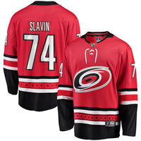 Carolina Hurricanes Jaccob Slavin Fanatics Red Alternate Breakaway Player Jersey