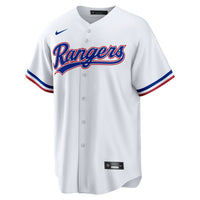Texas Rangers Nike White #1 Dad Home Replica Jersey
