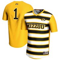 GameDay Greats #1 Gold Missouri Tigers Lightweight Soccer Fashion Jersey