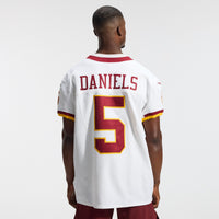 Washington Commanders Jayden Daniels Nike White Alternate 2 Super Bowl Era Vapor F.U.S.E. Elite Jersey