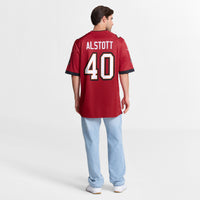 Tampa Bay Buccaneers Mike Alstott Nike Red Retired Player Game Jersey