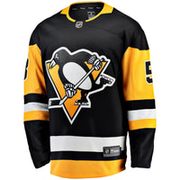 Pittsburgh Penguins Kris Letang Fanatics Black Home Breakaway Jersey