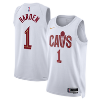 Cleveland Cavaliers Nike Association Edition Swingman Jersey - White - James Harden