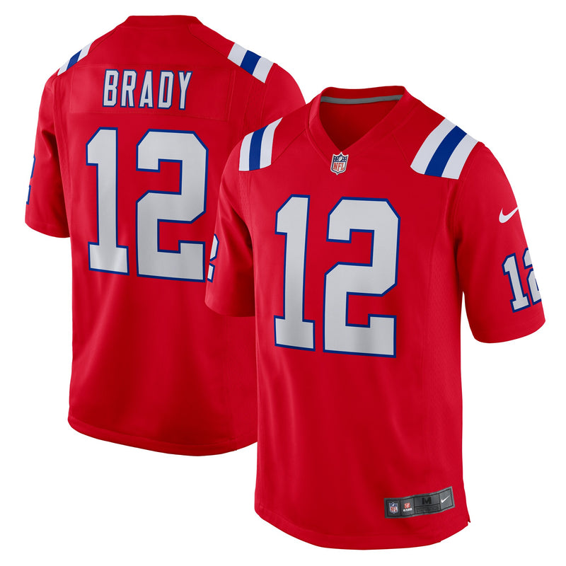 New England Patriots Tom Brady Nike Red Retired Player Alternate Game Jersey