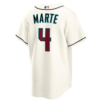 Arizona Diamondbacks Ketel Marte Nike Cream Home Replica Jersey