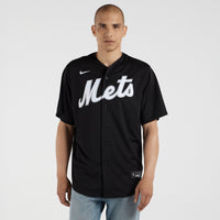 New York Mets Francisco Lindor Nike Black Replica Player Jersey