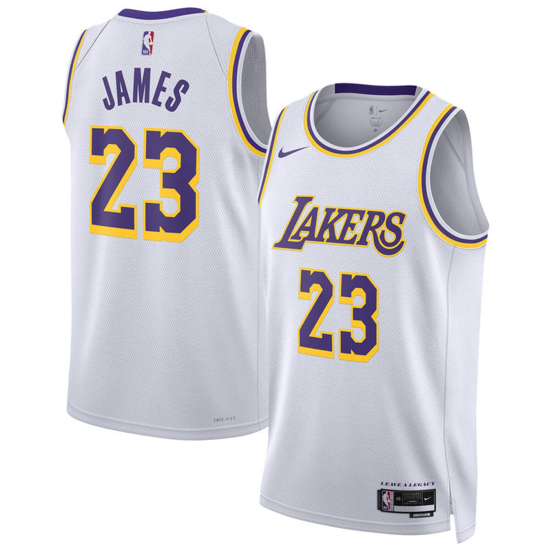 Los Angeles Lakers Nike Association Swingman Jersey - Lebron James