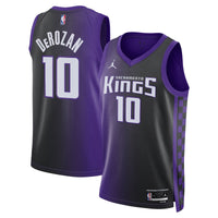 Sacramento Kings Jordan Brand Statement Edition Swingman Jersey - Purple - DeMar DeRozan