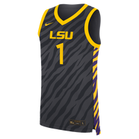 Nike #1 Anthracite LSU Tigers Replica Basketball Jersey