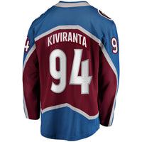 Colorado Avalanche Joel Kiviranta Fanatics Maroon Home Premier Breakaway Player Jersey