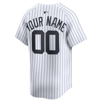 New York Yankees Nike White Home Limited Custom Jersey