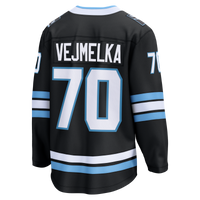 Utah Mammoth Karel Vejmelka Fanatics Black Home Breakaway Jersey