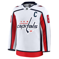 Washington Capitals Alexander Ovechkin Fanatics White Away Premium Jersey