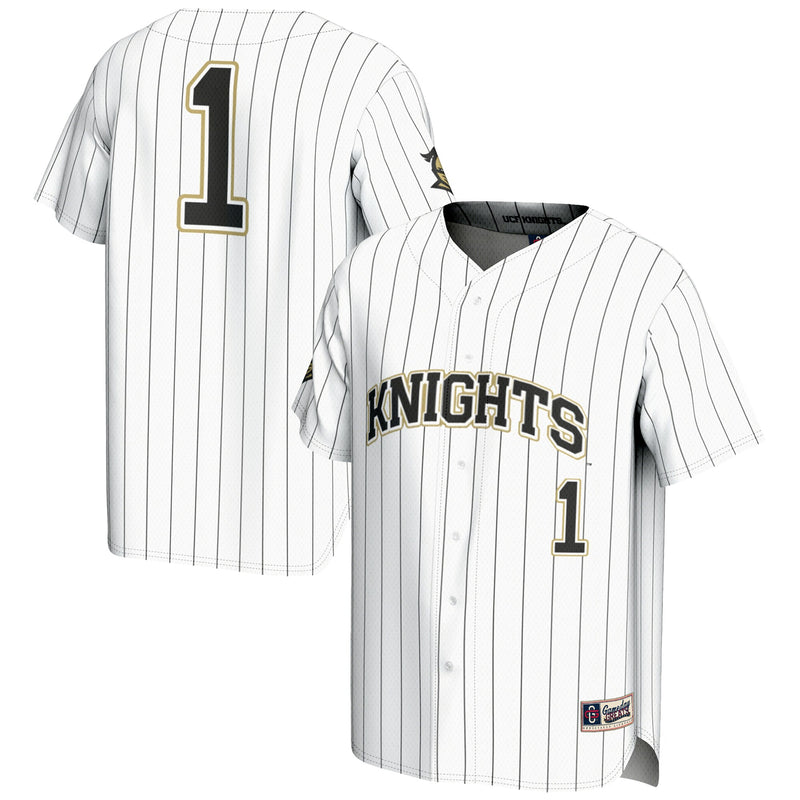 GameDay Greats #1 White UCF Knights Lightweight Baseball Jersey