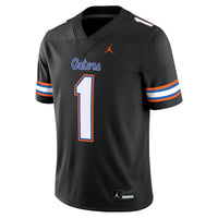 Jordan Brand #1 Black Florida Gators Alternate Game Jersey