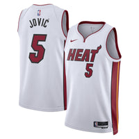 Miami Heat Nike Association Edition Swingman Jersey - White - Nikola Jovi?