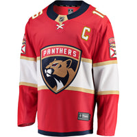 Florida Panthers Aleksander Barkov Fanatics Red Captain Patch Home Breakaway Jersey