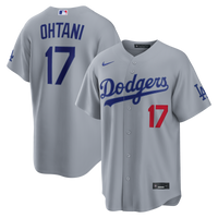 Los Angeles Dodgers Shohei Ohtani Nike Gray Road Stadium Jersey