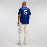 Texas Rangers Corey Seager Nike Royal Alternate 2 Replica Jersey