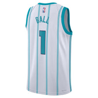 Charlotte Hornets Jordan Brand Association Edition Swingman Jersey - White - LaMelo Ball