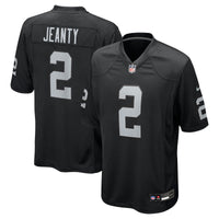 Las Vegas Raiders Ashton Jeanty Nike Black Team Game Jersey