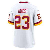 Washington Commanders Trey Amos Nike White Game Super Bowl Era Jersey
