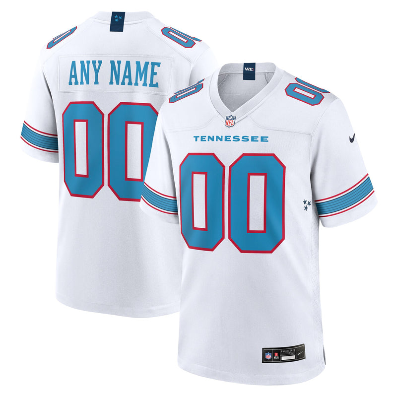 Tennessee Titans Nike White Game Custom Jersey