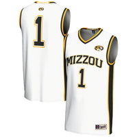 GameDay Greats #1 White Missouri Tigers Lightweight Basketball Jersey