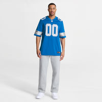 Detroit Lions Nike Blue Custom Game Jersey
