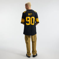 Pittsburgh Steelers T.J. Watt Nike Black Alternate Game Jersey