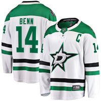 Dallas Stars Jamie Benn Fanatics White Breakaway Jersey