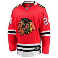 Chicago Blackhawks Sam Lafferty Fanatics Red Home Breakaway Jersey