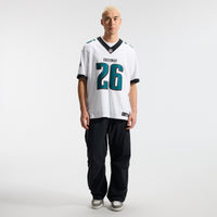Philadelphia Eagles Saquon Barkley Nike White Vapor F.U.S.E. Stitched Limited Jersey