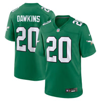 Philadelphia Eagles Brian Dawkins Nike Kelly Green Alternate Retired Player Game Jersey