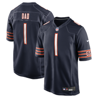Chicago Bears Number 1 Dad Nike Navy Game Jersey