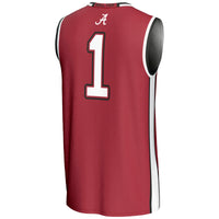 GameDay Greats #1 Crimson Alabama Crimson Tide Lightweight Basketball Jersey