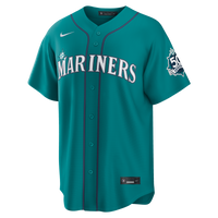Seattle Mariners Cal Raleigh Nike Teal Alternate 50th Season Patch Stadium Jersey
